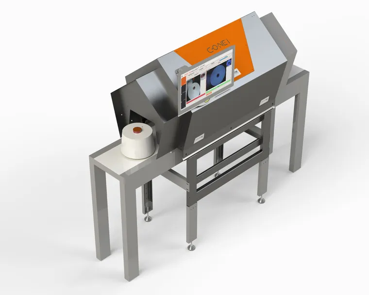 CONE-i automatic cone inspection station with camera hood